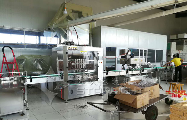 星火全套蜂蜜加工生產(chǎn)線設備展示